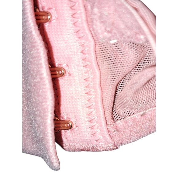 Victoria Secret Dream Angels Bra 36DDD F80 Pink Lace Floral Push Up Unlined - Picture 3 of 6